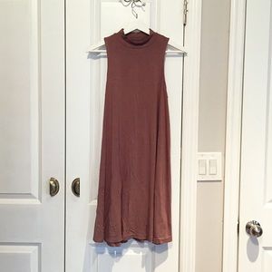 Mockneck Sleeveless Dress